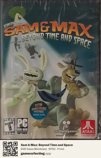 Sam & Max: Beyond Time and Space Computer, NTSC box front
