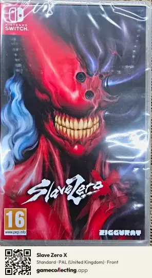 Slave Zero X Nintendo Switch, United Kingdom box front