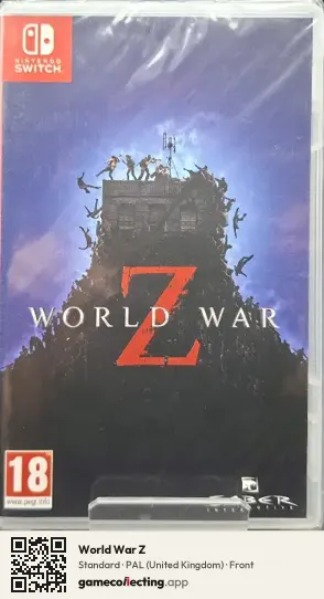 World War Z Nintendo Switch, United Kingdom box front