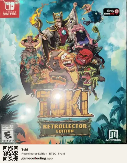 Toki Nintendo Switch, NTSC box front