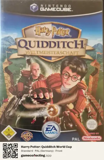 Harry Potter: Quidditch World Cup Nintendo GameCube, Germany box front