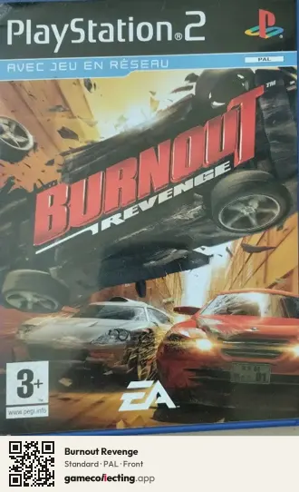 Burnout Revenge PlayStation 2, PAL box front
