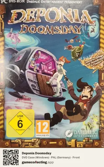 Deponia Doomsday Computer, Germany box front