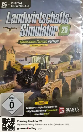 Farming Simulator 25 Computer, Germany box front
