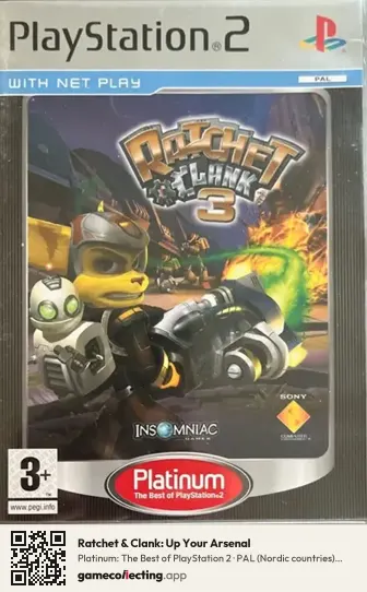 Ratchet & Clank: Up Your Arsenal PlayStation 2, Nordic countries box front
