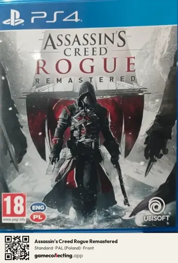 Assassin's Creed Rogue Remastered PlayStation 4, Poland box front