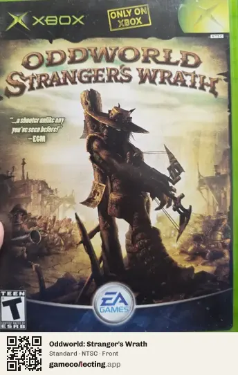 Oddworld: Stranger's Wrath Xbox, NTSC box front
