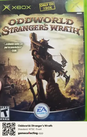 Oddworld: Stranger's Wrath Xbox, NTSC box front