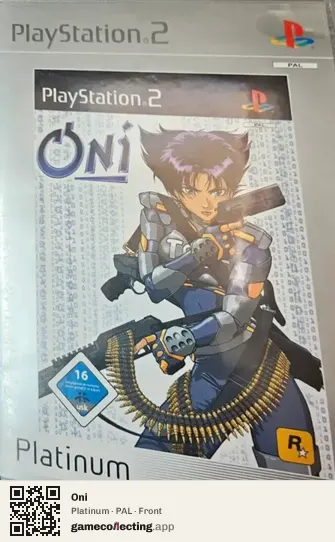 Oni PlayStation 2, PAL box front