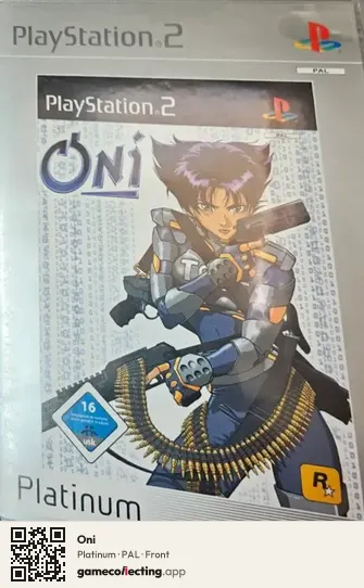 Oni PlayStation 2, PAL box front
