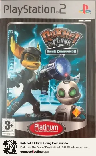 Ratchet & Clank: Going Commando PlayStation 2, Nordic countries box front