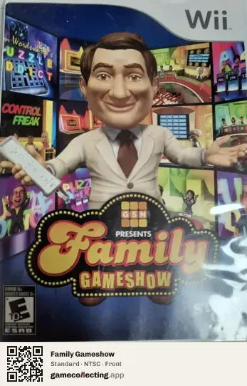 Family Gameshow Nintendo Wii, NTSC box front