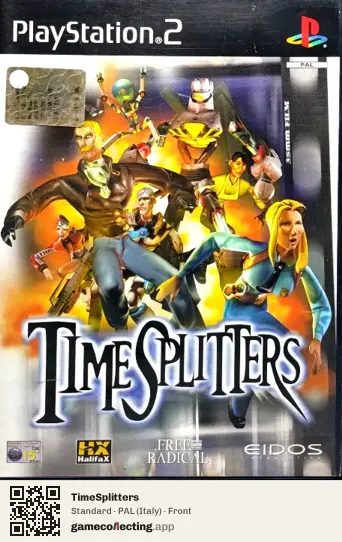 TimeSplitters PlayStation 2, Italy box front