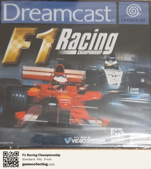 F1 Racing Championship Sega Dreamcast, PAL box front