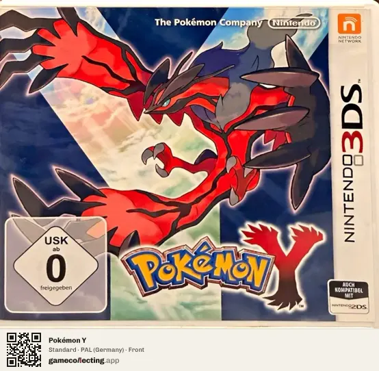 Pokémon Y Nintendo 3DS, Germany box front