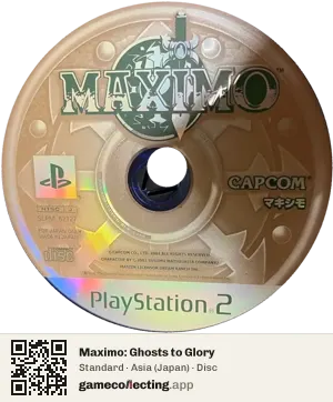 Maximo: Ghosts to Glory PlayStation 2, Asia disc