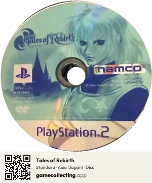 Tales of Rebirth PlayStation 2, Asia disc