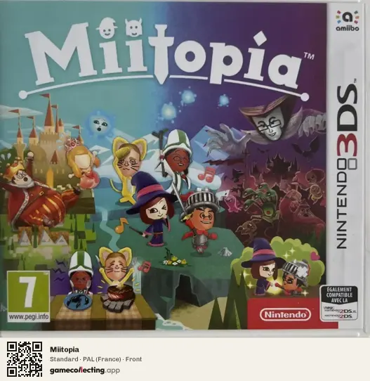 Miitopia Nintendo 3DS, France box front