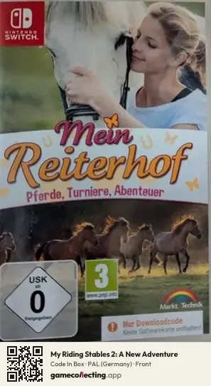 My Riding Stables 2: A New Adventure Nintendo Switch, Germany box front