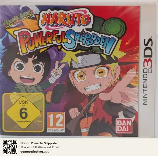 Naruto Powerful Shippuden Nintendo 3DS, Germany box front
