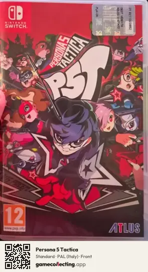 Persona 5 Tactica Nintendo Switch, Italy box front