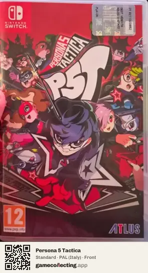 Persona 5 Tactica Nintendo Switch, Italy box front