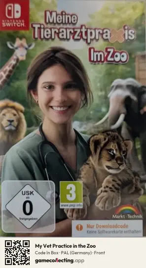 My Vet Practice in the Zoo Nintendo Switch, Germany box front