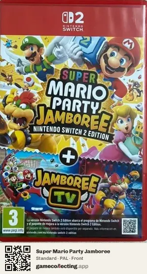 Super Mario Party Jamboree Nintendo Switch 2, PAL box front
