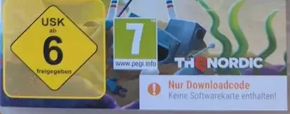 SpongeBob SquarePants: Battle for Bikini Bottom: Rehydrated, the USK square on its front