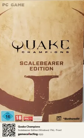 Quake Champions Computer, PAL box front