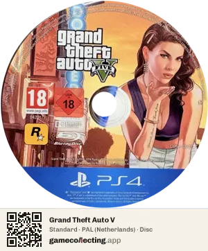 Grand Theft Auto V PlayStation 4, PAL disc