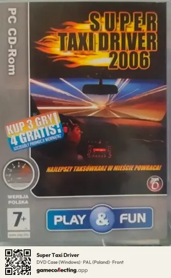 Super Taxi Driver Computer, Poland box front
