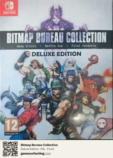 Bitmap Bureau Collection Nintendo Switch, PAL box front