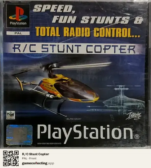 R/C Stunt Copter PlayStation, PAL box front