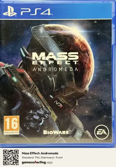 Mass Effect: Andromeda PlayStation 4, Germany box front