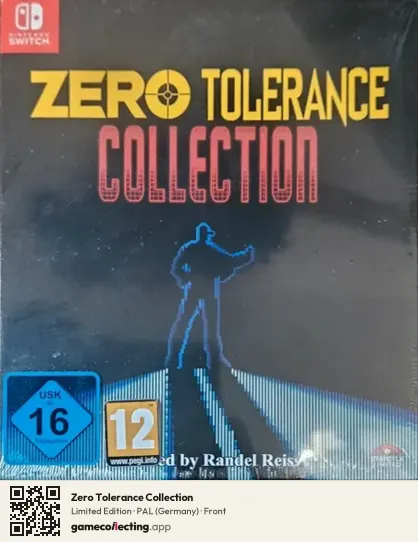 Zero Tolerance Collection Nintendo Switch, Germany box front