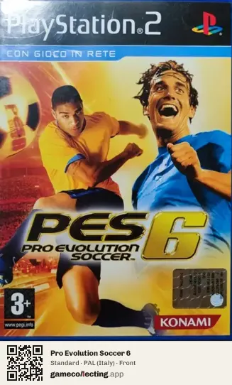 Pro Evolution Soccer 6 PlayStation 2, Italy box front