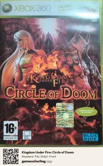 Kingdom Under Fire: Circle of Doom Xbox 360, Italy box front