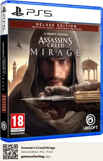 Assassin's Creed Mirage PlayStation 5, PAL box front