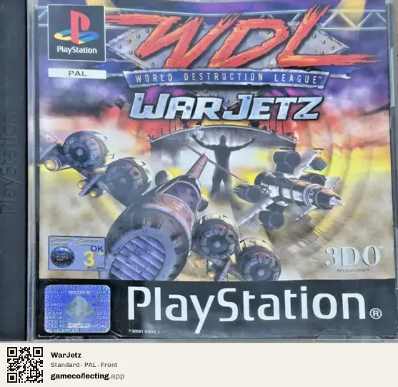 WarJetz PlayStation, PAL box front