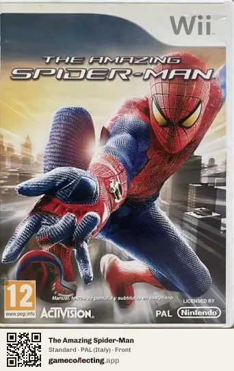 The Amazing Spider-Man Nintendo Wii, Italy box front