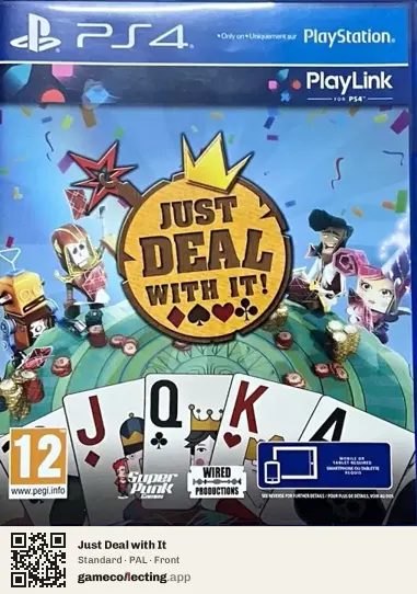 Just Deal with It PlayStation 4, PAL box front