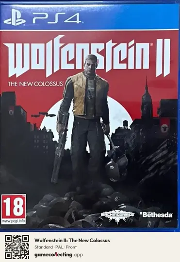 Wolfenstein II: The New Colossus PlayStation 4, PAL box front