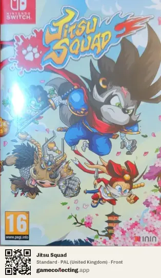 Jitsu Squad Nintendo Switch, United Kingdom box front