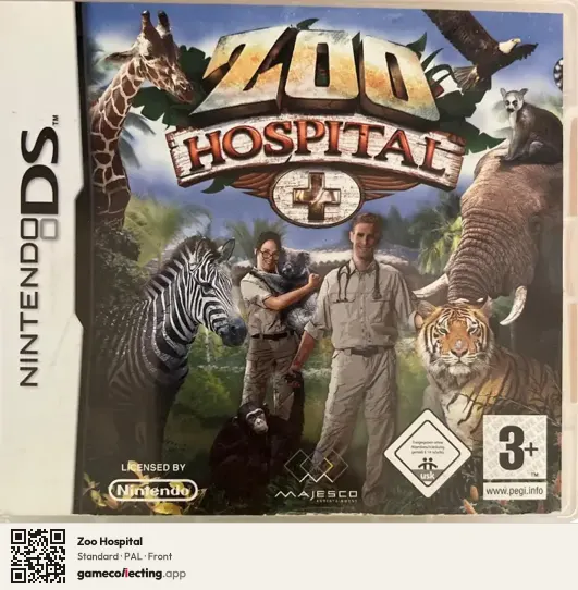 Zoo Hospital Nintendo DS, PAL box front