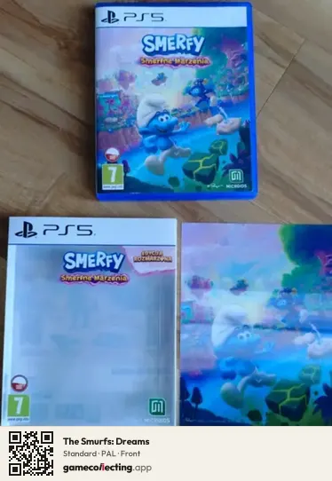 The Smurfs: Dreams PlayStation 5, PAL box front