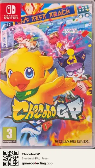 Chocobo GP Nintendo Switch, PAL box front