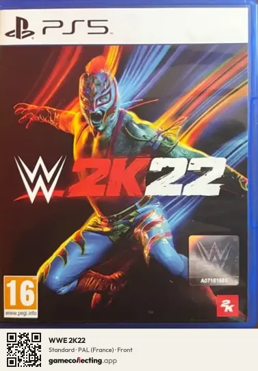 WWE 2K22 PlayStation 5, France box front