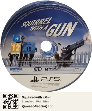 Squirrel with a Gun PlayStation 5, PAL disc