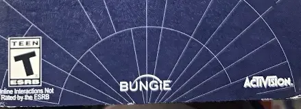 Destiny, the ESRB box on its front